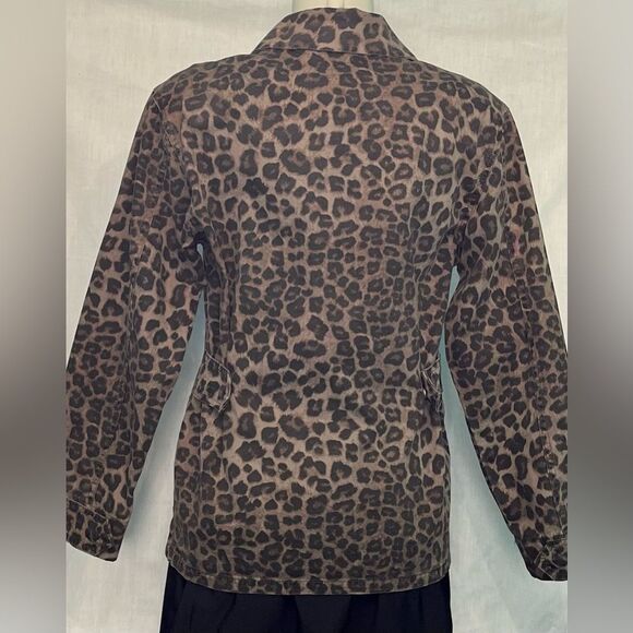 Good American Military Leopard Print Jacket - Picture 3 of 6